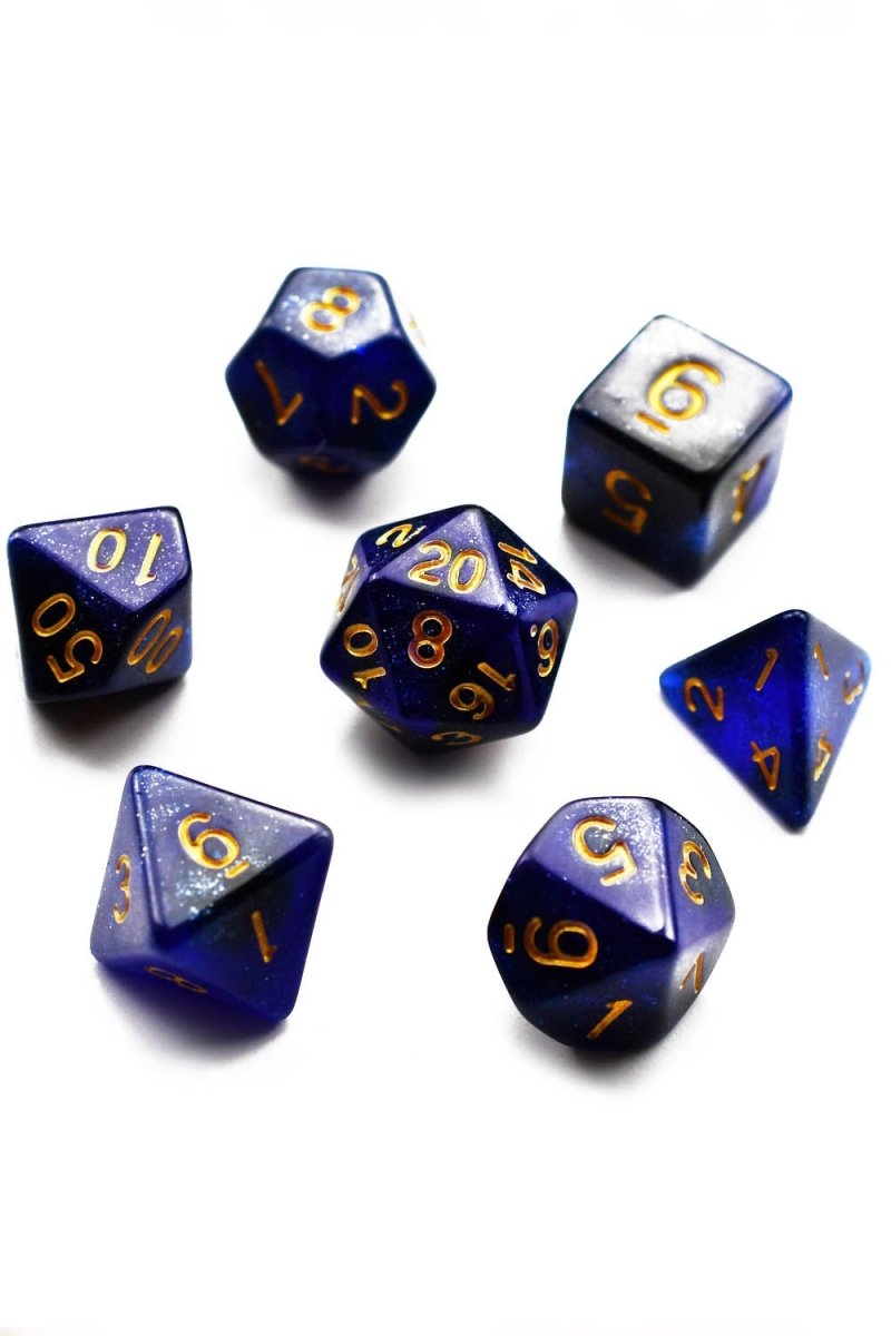 Royal Line - Blood Drop Acrylic Dice Set - GAMETEEUK