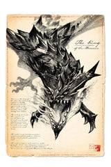 The King - Dragon Art Print - GAMETEEUK