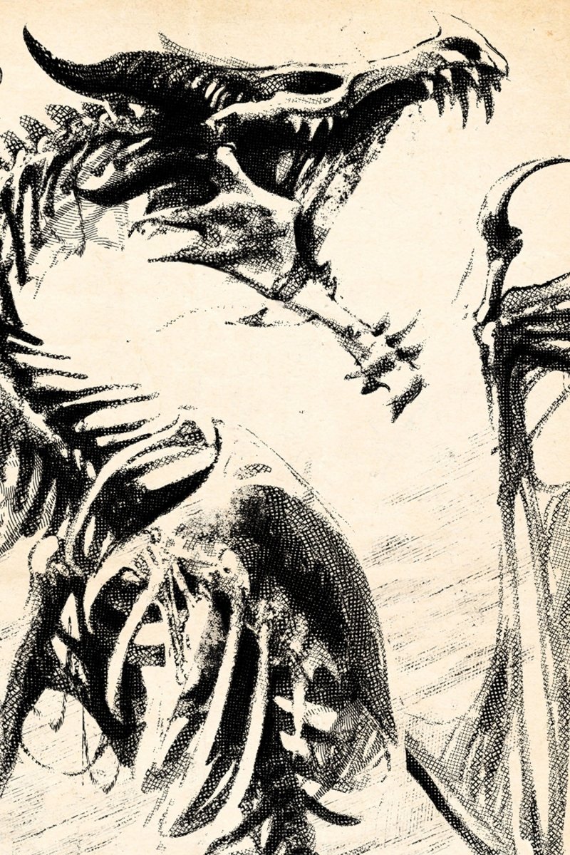 The Undead - Dragon Art Print - GAMETEEUK