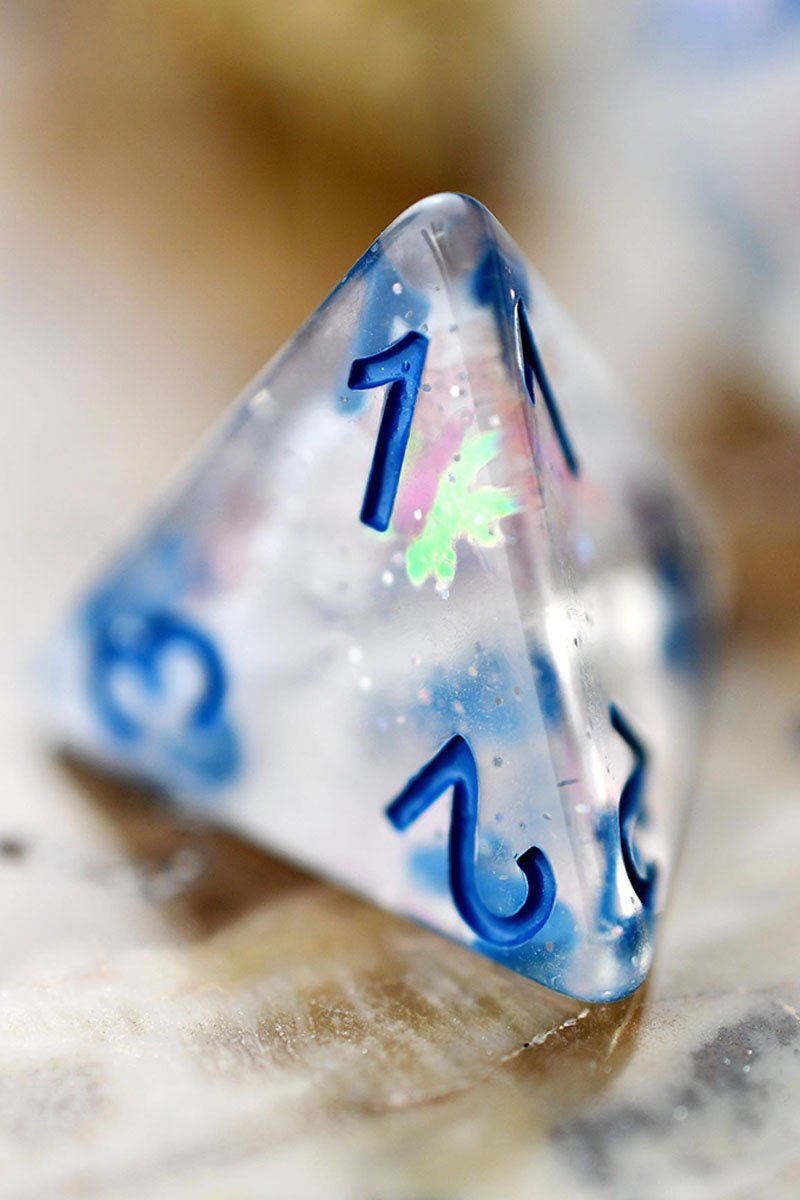 Tranquility - Acrylic Dice Set - GAMETEEUK