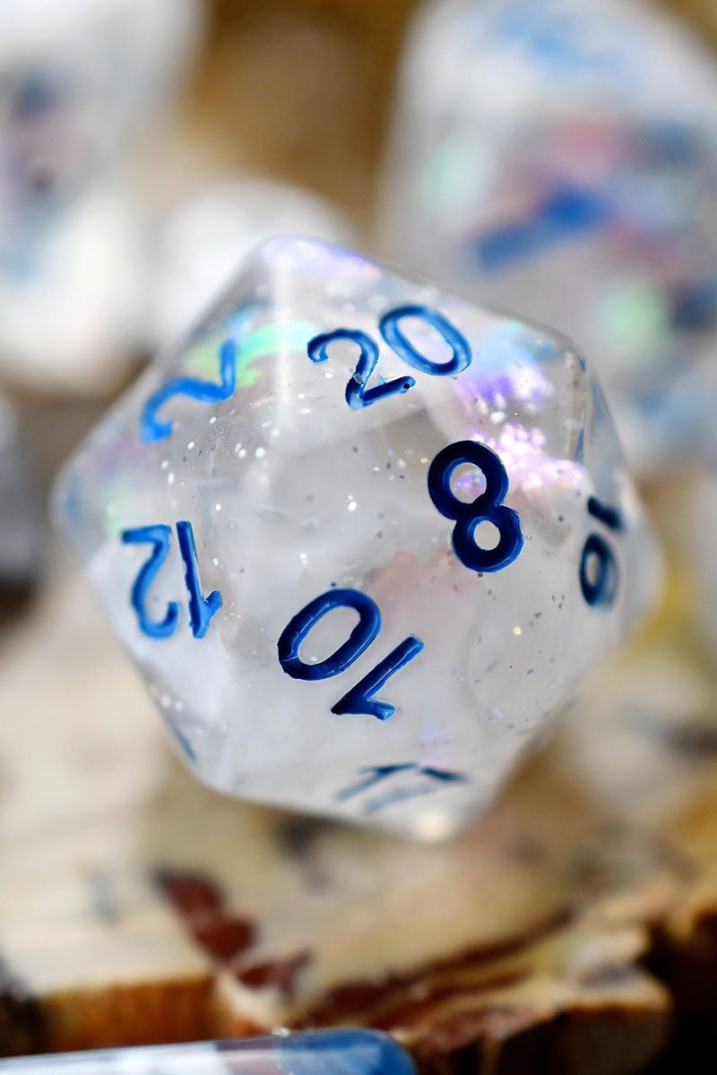 Tranquility - Acrylic Dice Set - GAMETEEUK