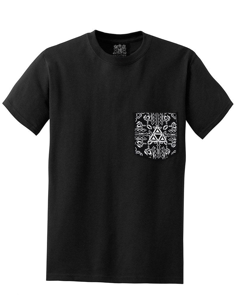 Tri Pixel Pocket - T - Shirt - GAMETEEUK