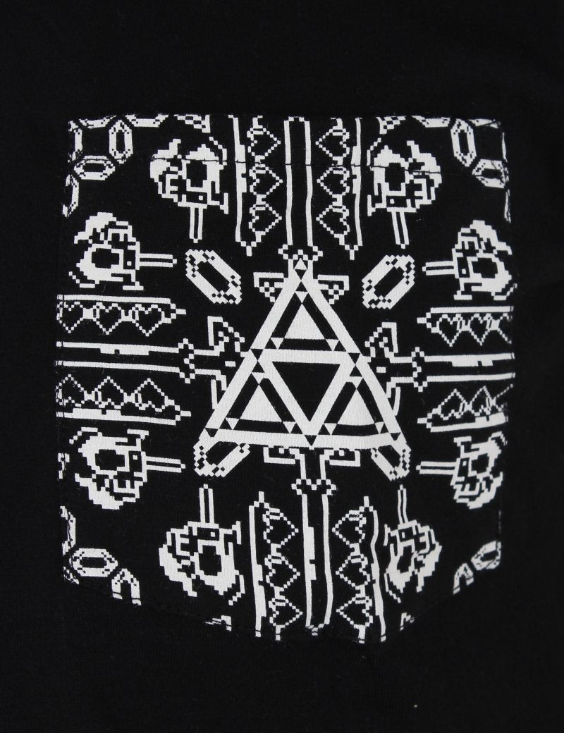 Tri Pixel Pocket - T - Shirt - GAMETEEUK