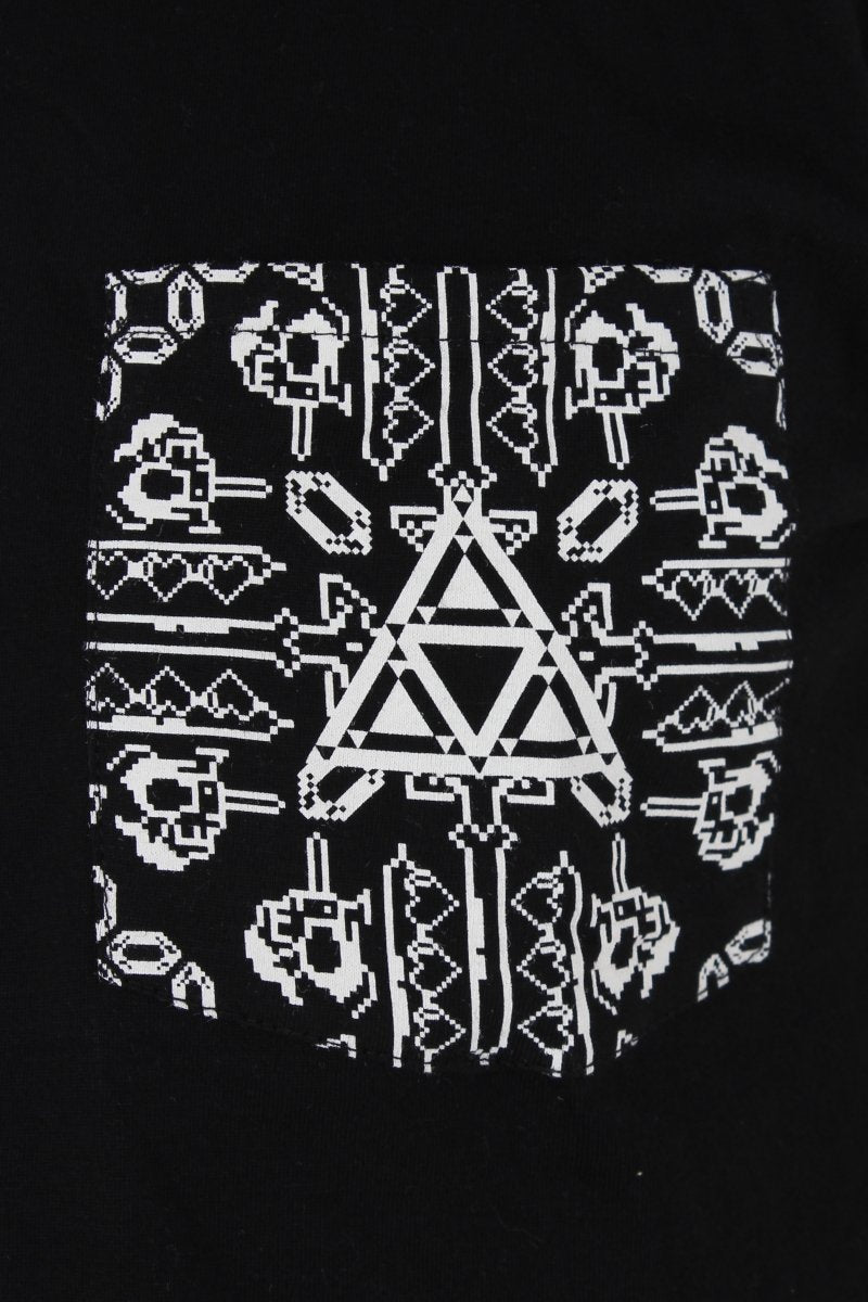 Tri Pixel Pocket - T - Shirt - GAMETEEUK