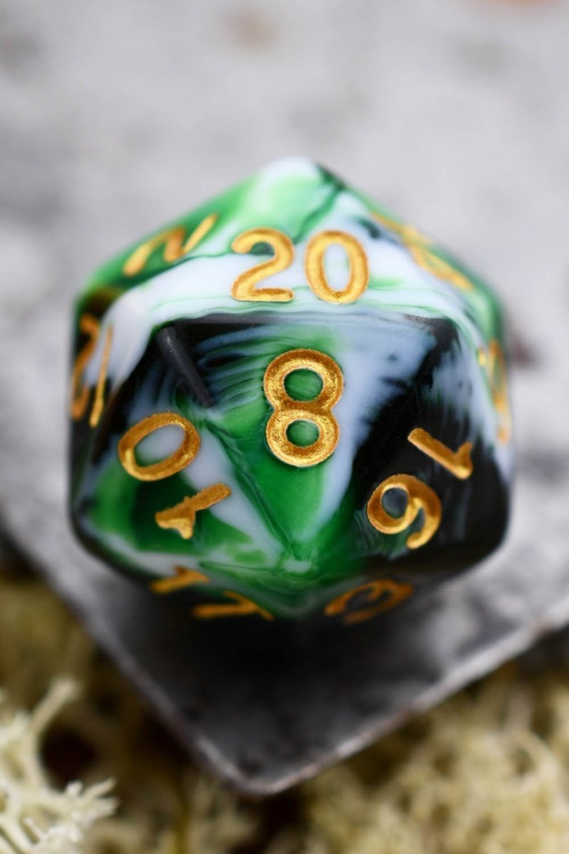 Vortex - Harlequin Acrylic Dice Set - GAMETEEUK