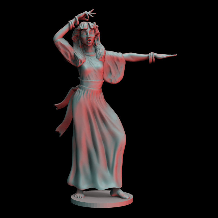 Kate Bush - 54mm Scale Digital Miniature