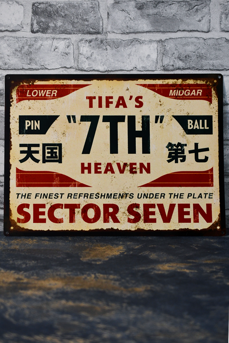 Seventh Heaven - Large Tin Sign