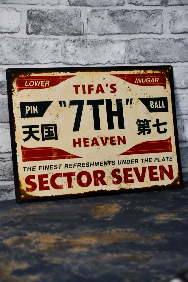 Seventh Heaven - Large Tin Sign