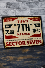 Seventh Heaven - Large Tin Sign