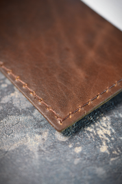 Ashwood A4 Leather Notebook Cover and Notebook - Classic Brown