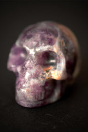 Amethyst Gemstone Skull