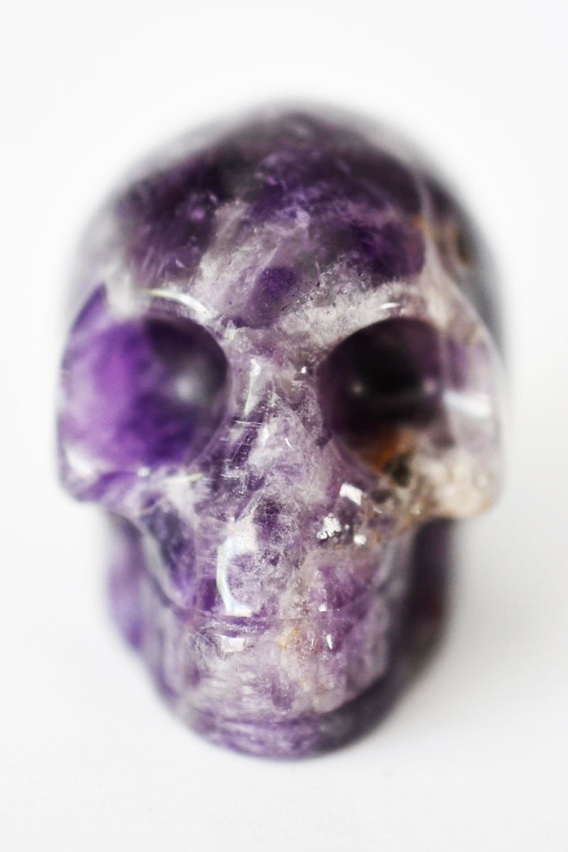 Amethyst Gemstone Skull