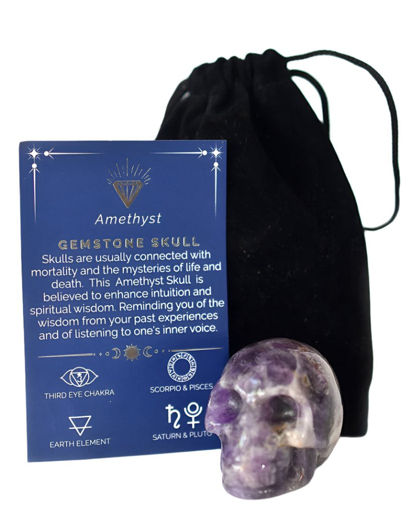 amethyst skull