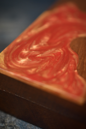 Arcane Master - Black Walnut Resin Dice and Accessory Box