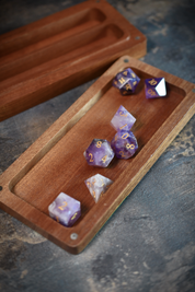 Arcane Master - Black Walnut Resin Dice and Accessory Box