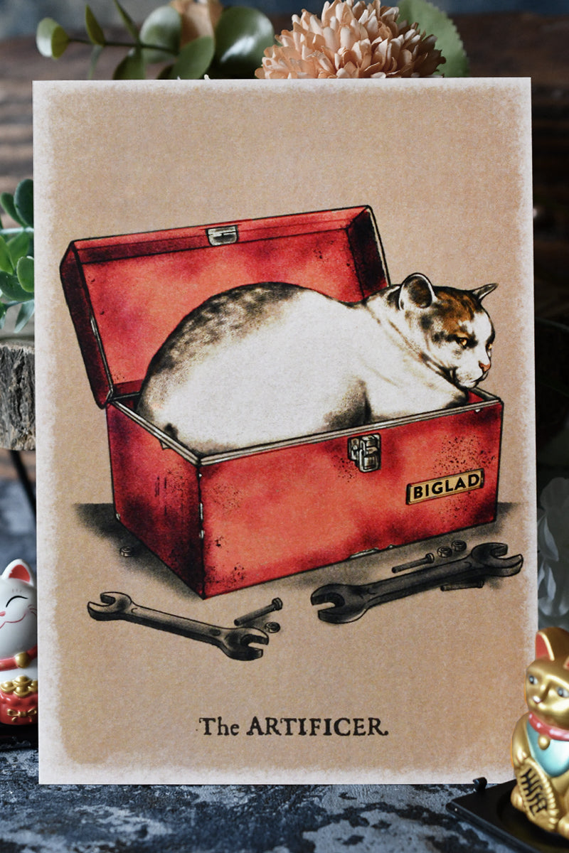 The Artificer Cat - Art Print