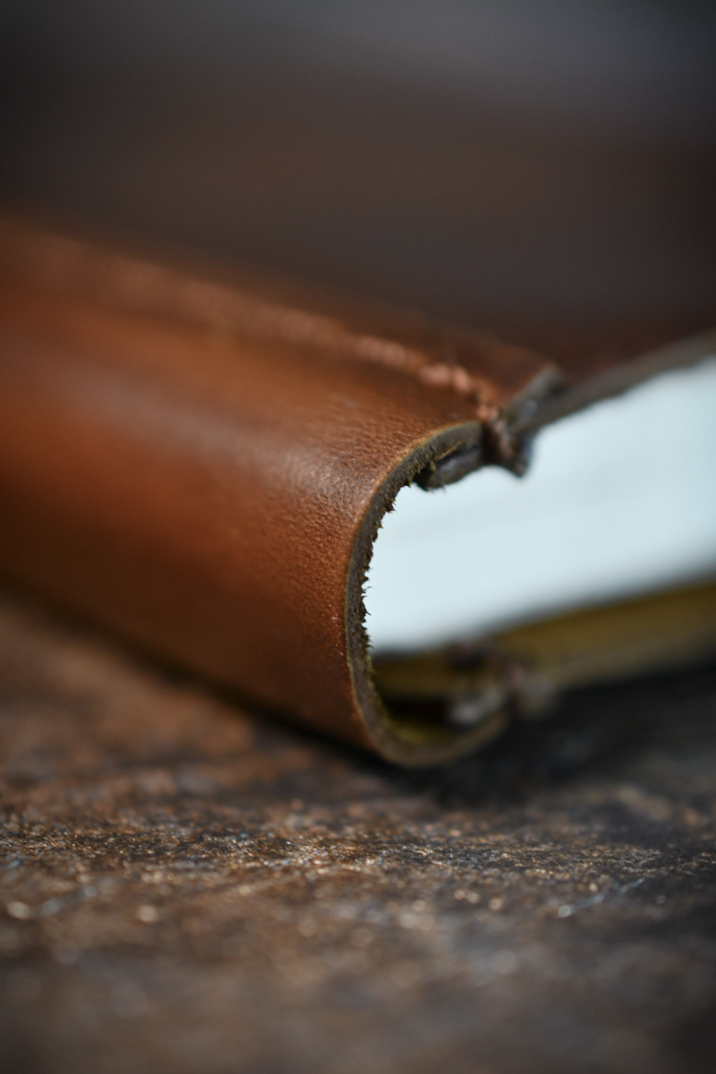 Ashwood A6 Leather Notebook Cover and Notebook - Classic Brown