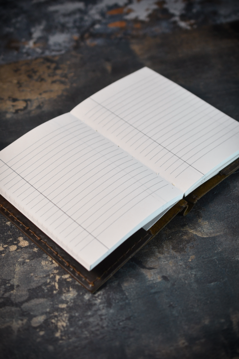Ashwood A6 Leather Notebook Cover and Notebook - Classic Brown