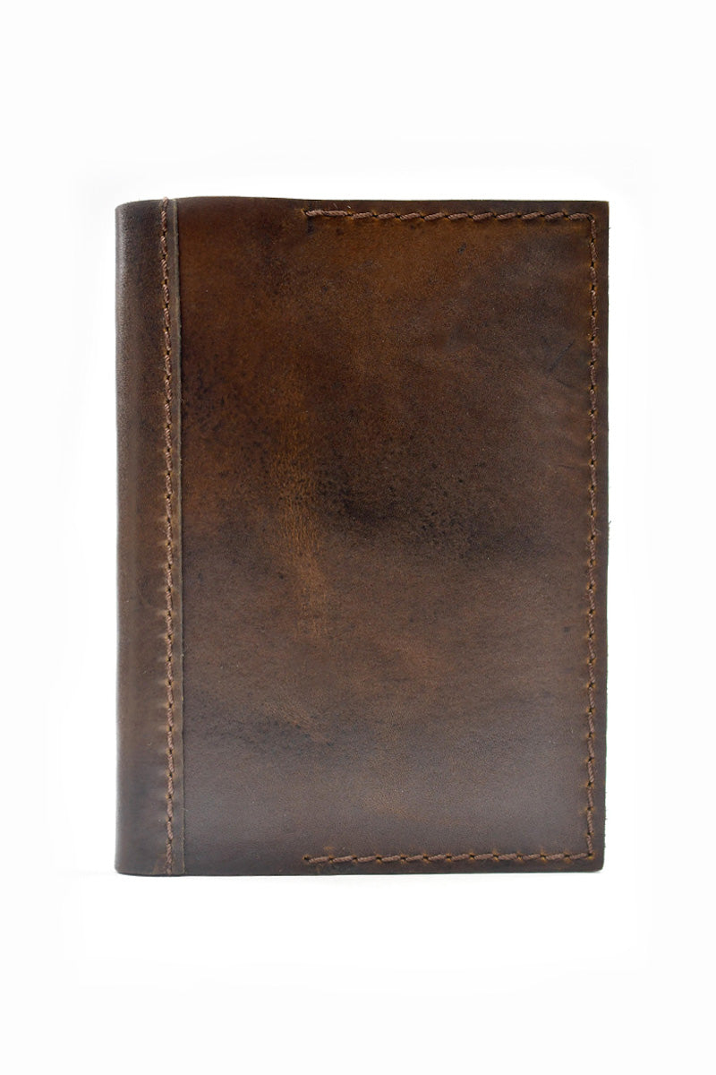 Ashwood A6 Leather Notebook Cover and Notebook - Classic Brown