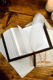 Ashwood A6 Leather Notebook Cover and Notebook - Classic Brown