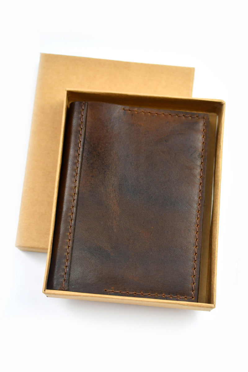 Ashwood A6 Leather Notebook Cover and Notebook - Classic Brown