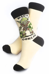 Lucky Socks - Dice Goblin with Matching Dice Set