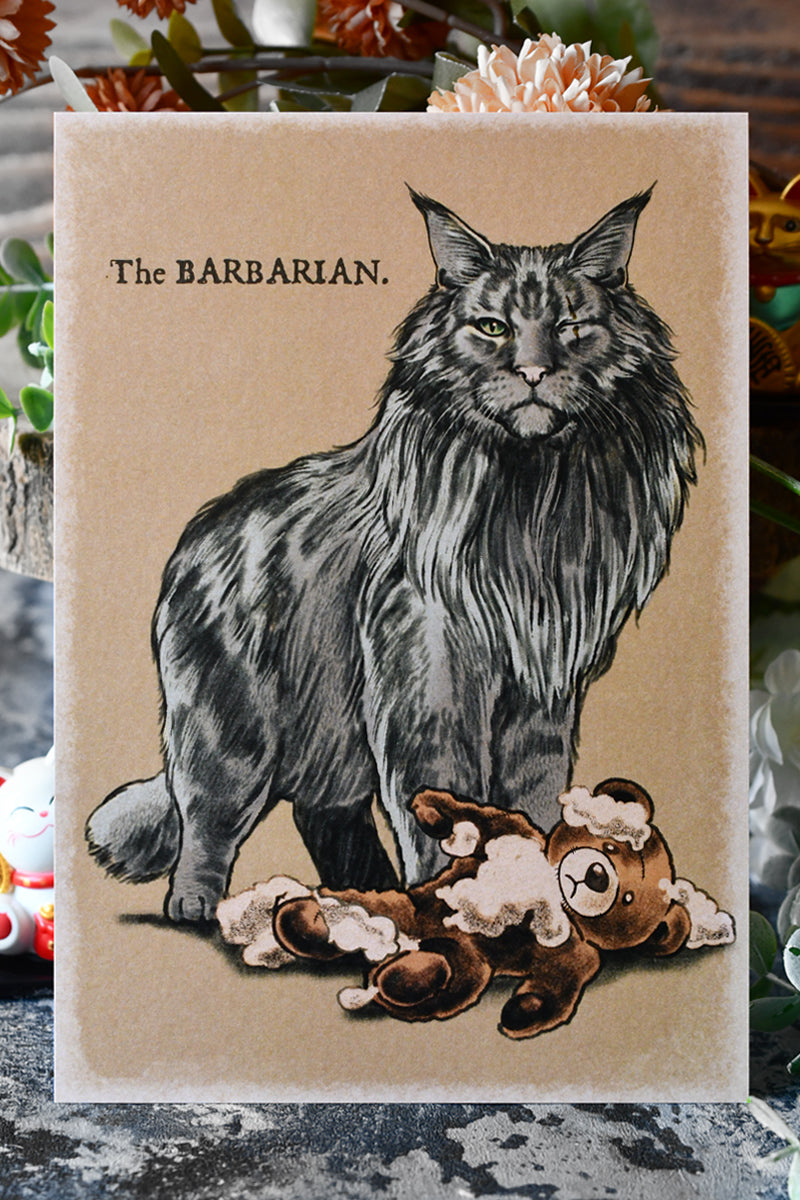 The Barbarian Cat - Art Print