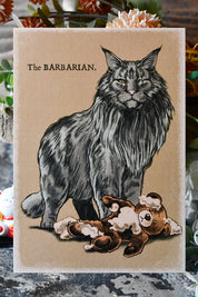 The Barbarian Cat - Art Print