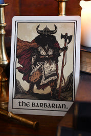 Barbarian - Art Print - Tarot of Roles