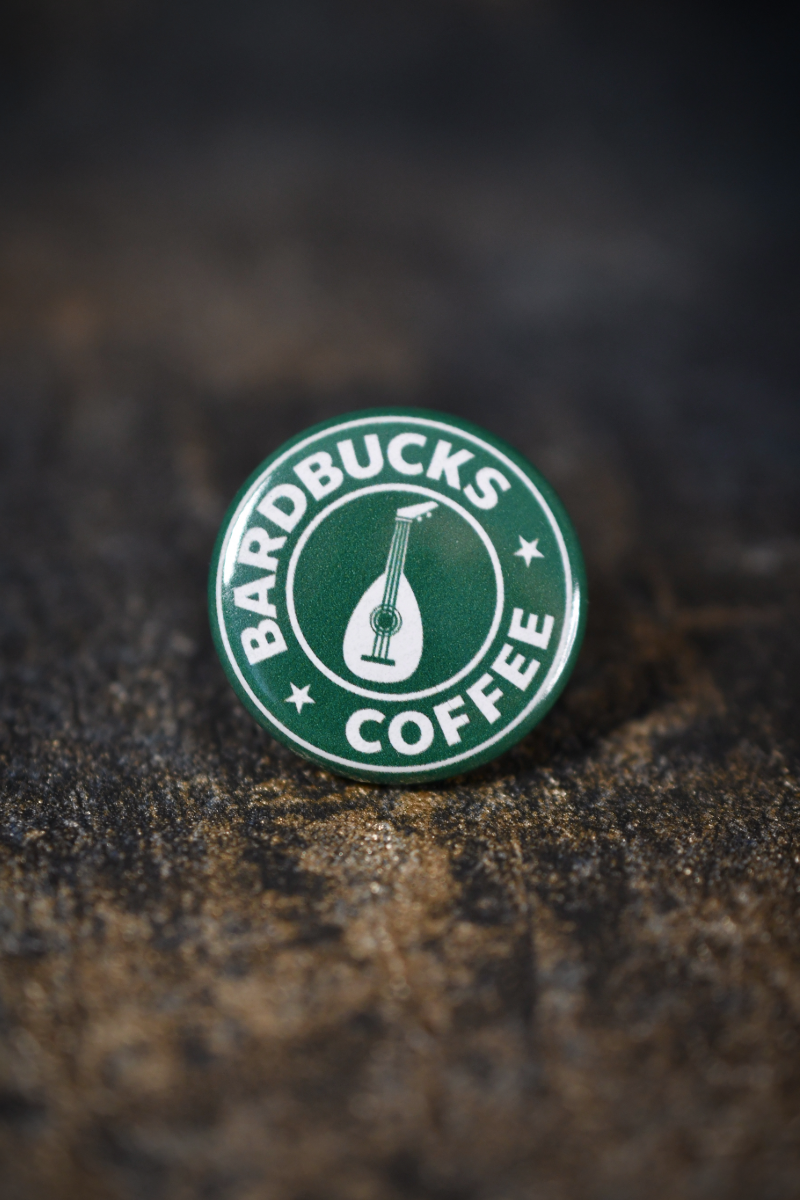 Bardbucks - Button Badge