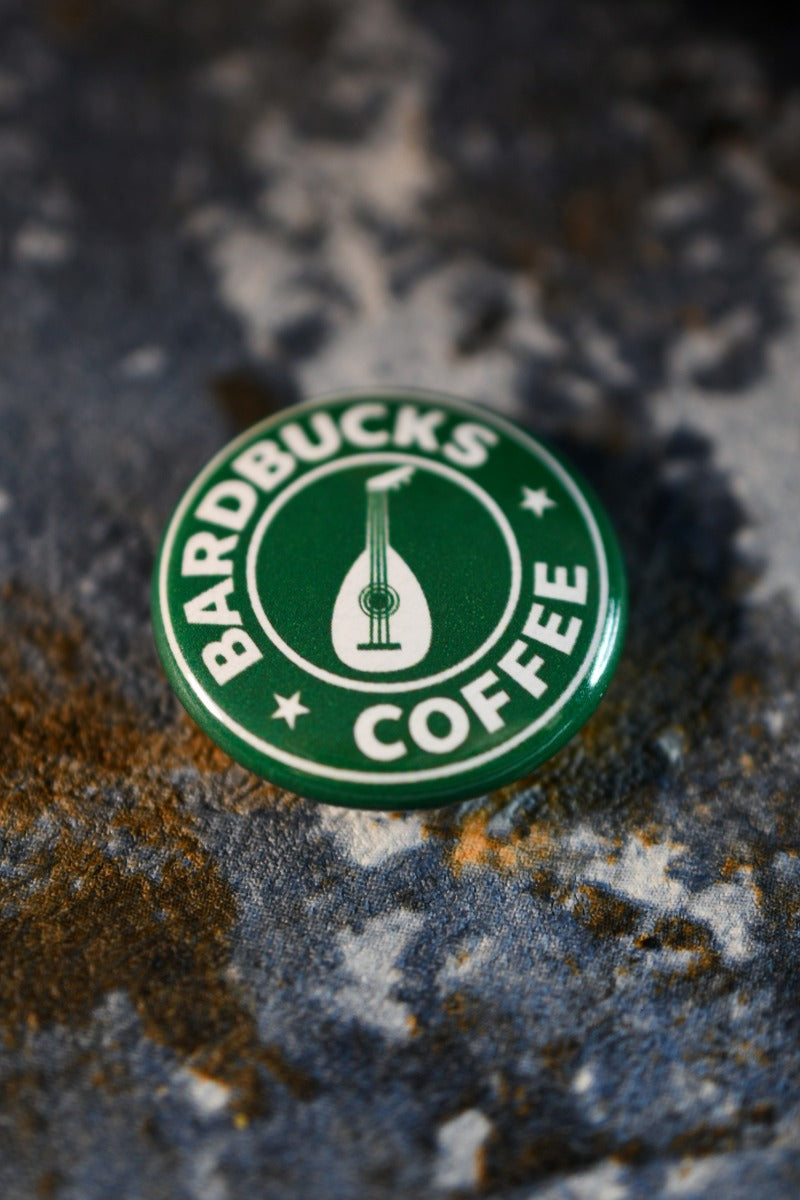 Bardbucks - Button Badge