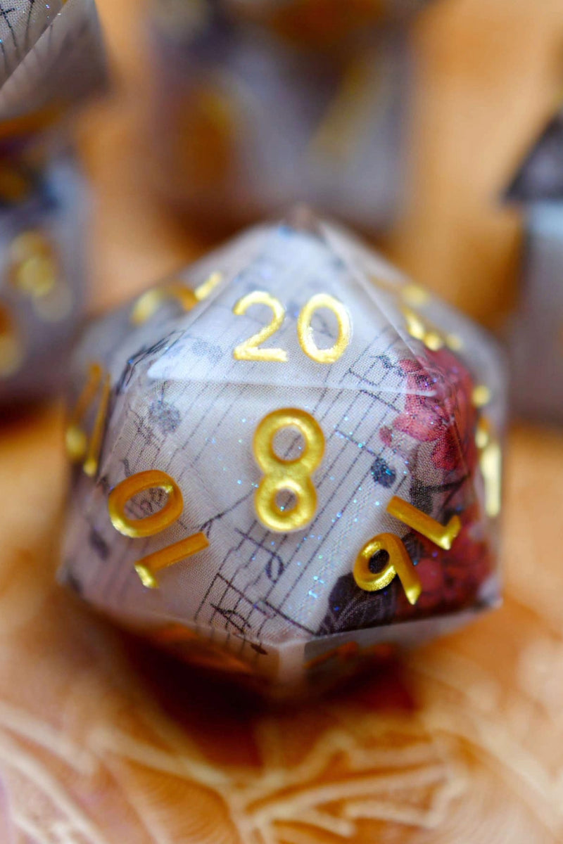 Bard's Harmony - Premium Sharp Edge Dice Set