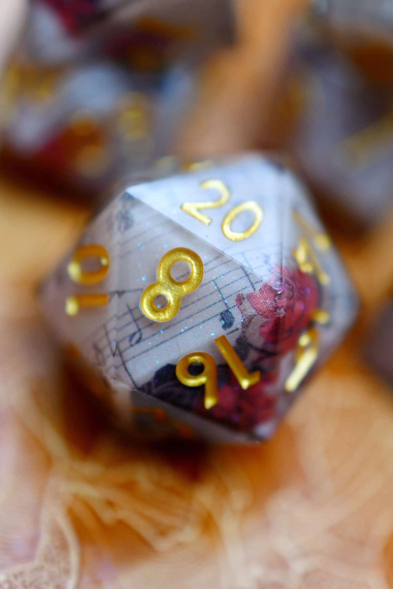 Bard's Harmony - Premium Sharp Edge Dice Set
