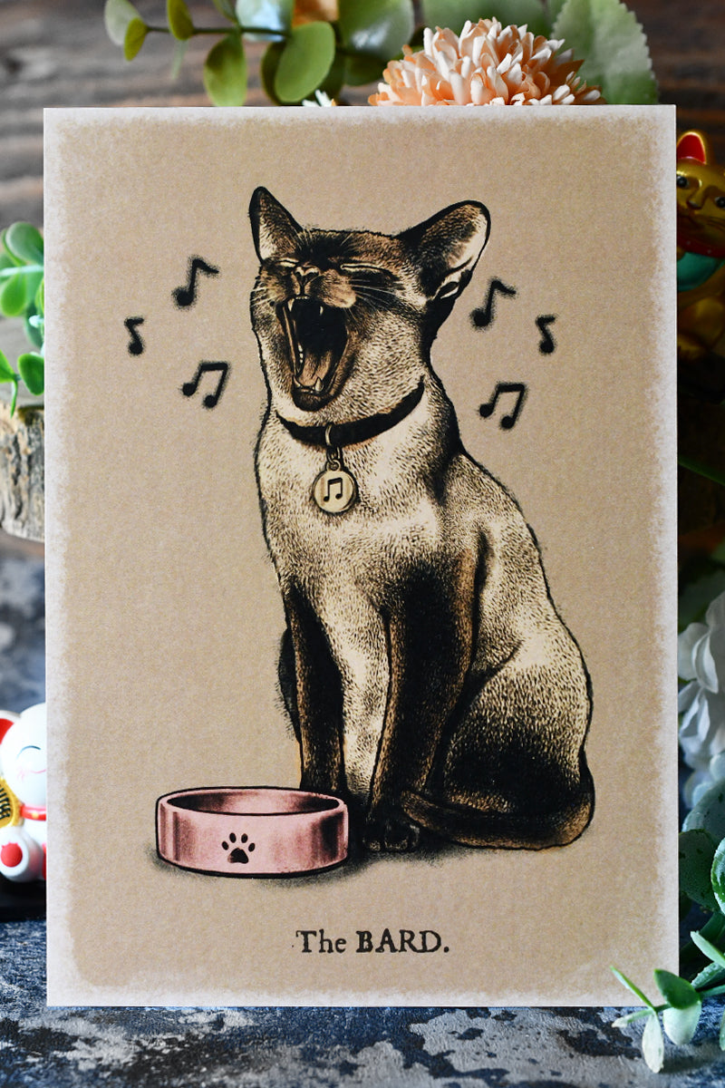 The Bard Cat - Art Print