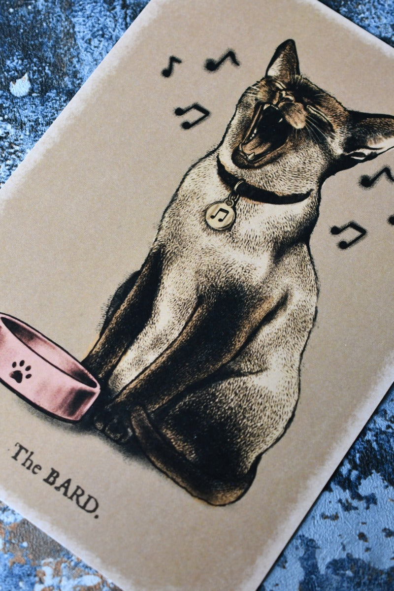 The Bard Cat - Art Print