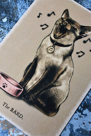 The Bard Cat - Art Print