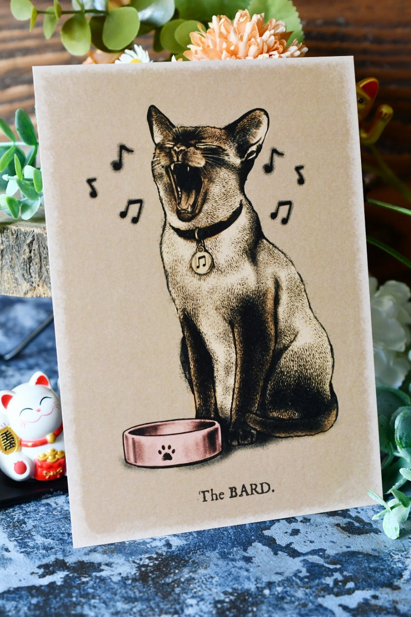 The Bard Cat - Art Print