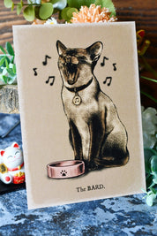 The Bard Cat - Art Print
