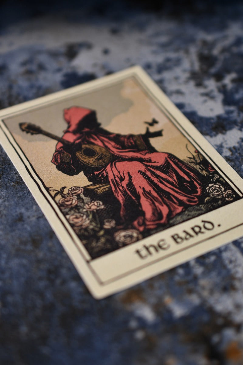 Bard - Tarot Inspired Textured Sticker