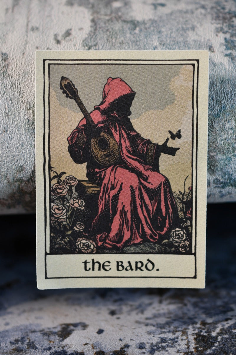 Bard - Tarot Inspired Textured Sticker