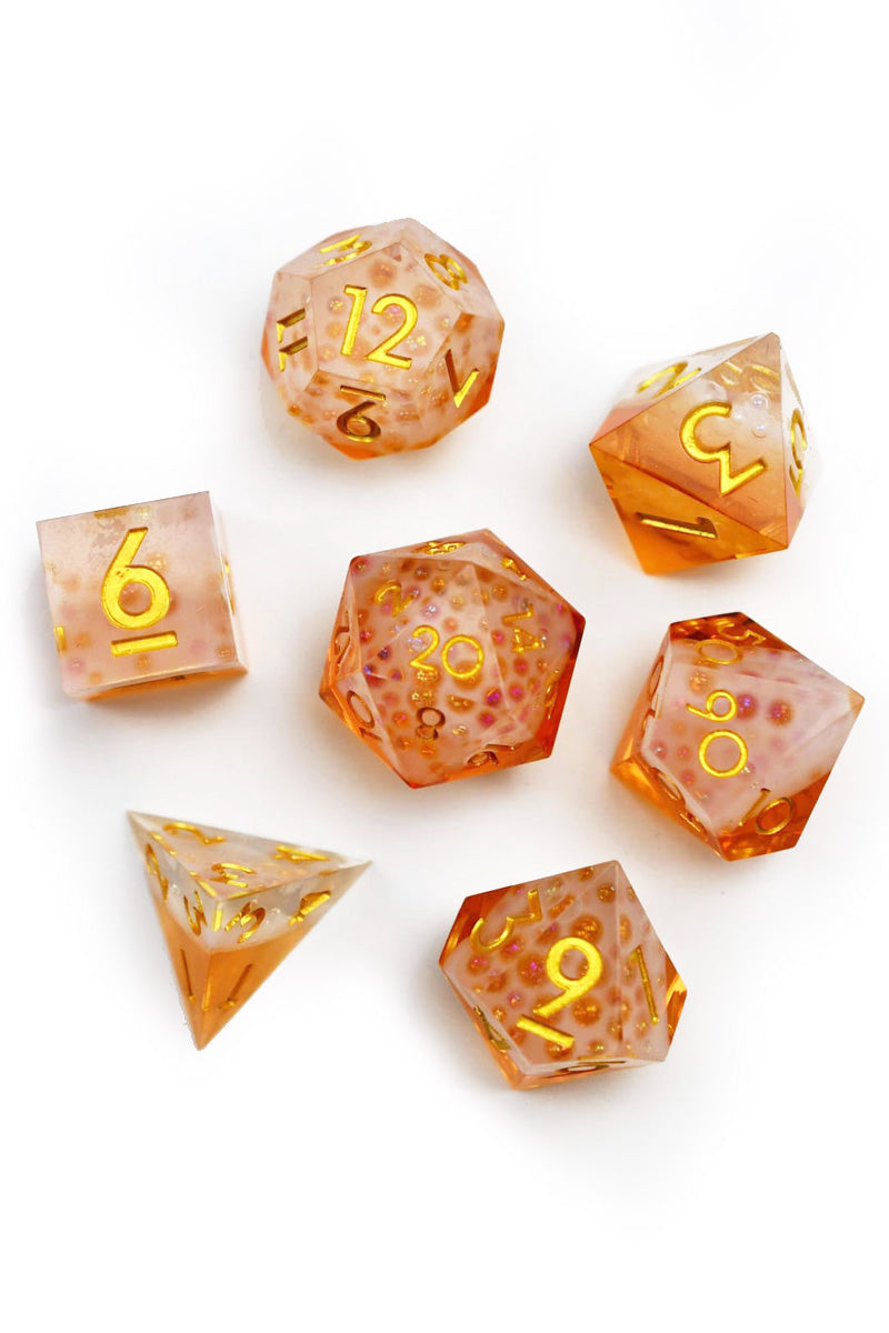 Beer Dice - Sharp-Edged Resin Dice Set