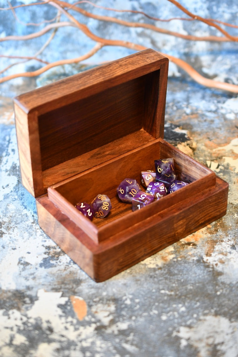 Box of Spells - Handmade Dice and Accessory Box