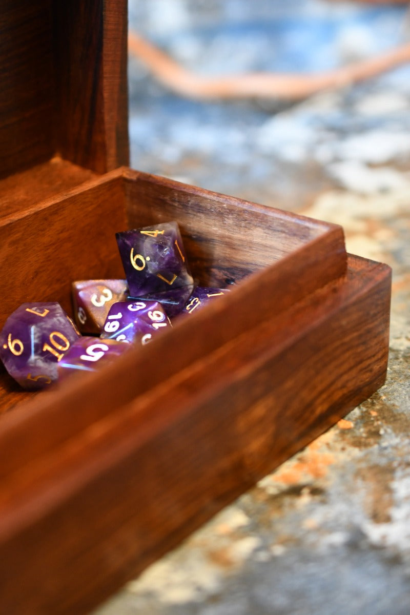 Box of Spells - Handmade Dice and Accessory Box