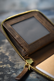 The World's Finest Wallet of Holding - Dagger & Dice Brown