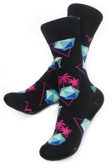 Lucky Socks - Miami Dice Socks with Matching Dice Set