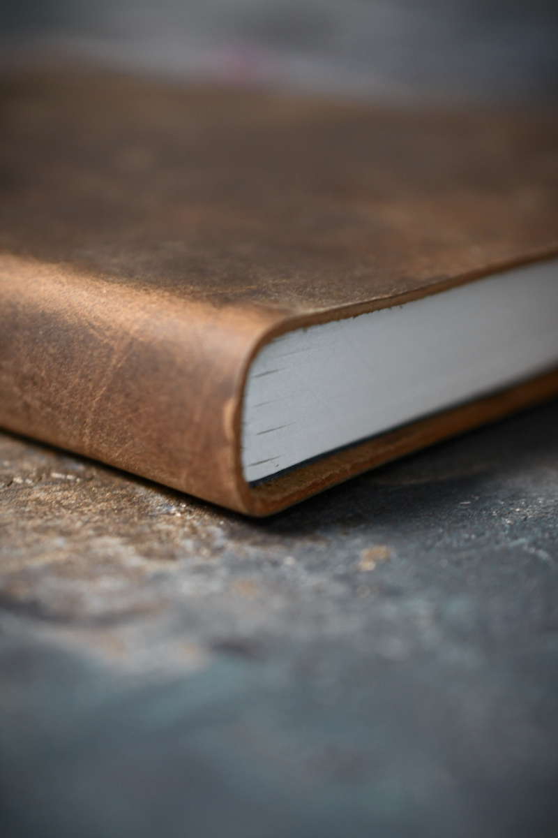 Leather Campaign Journal - Classic Brown