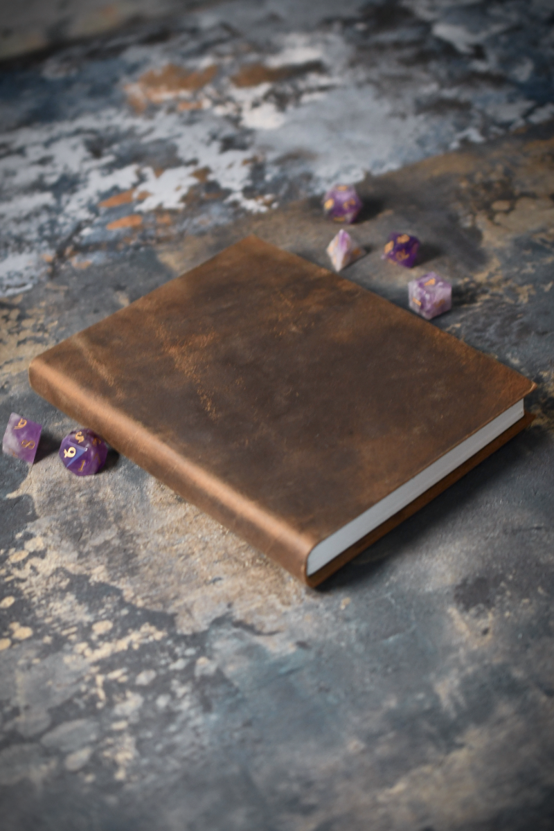 Leather Campaign Journal - Classic Brown