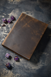 Leather Campaign Journal - Classic Brown