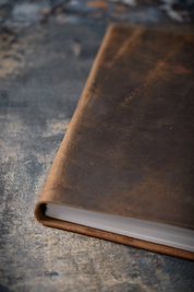 Leather Campaign Journal - Classic Brown