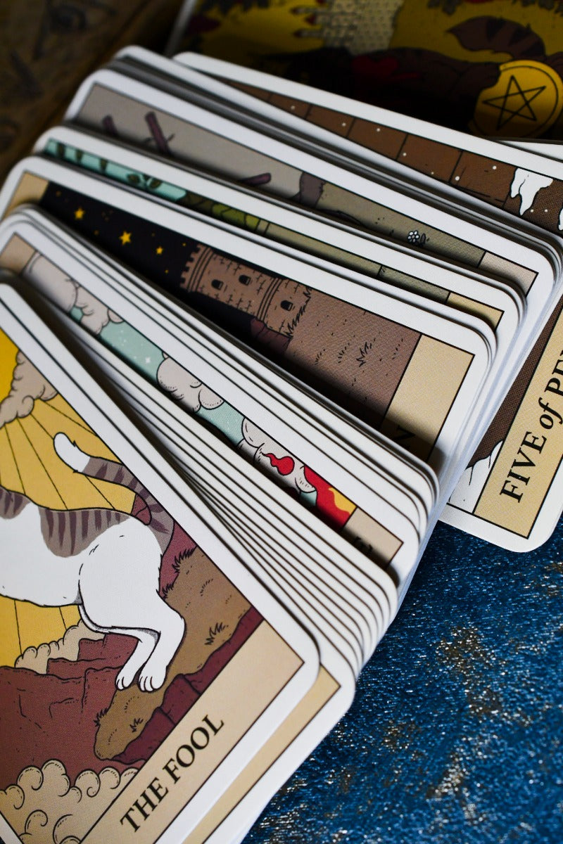Cats Rule the Earth Tarot and Guidebook - For the Feline Obsessed
